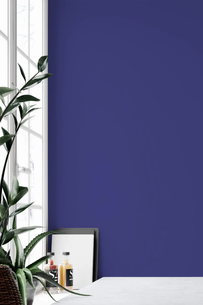 Navy blue solid color Wallpaper — SafetyMat