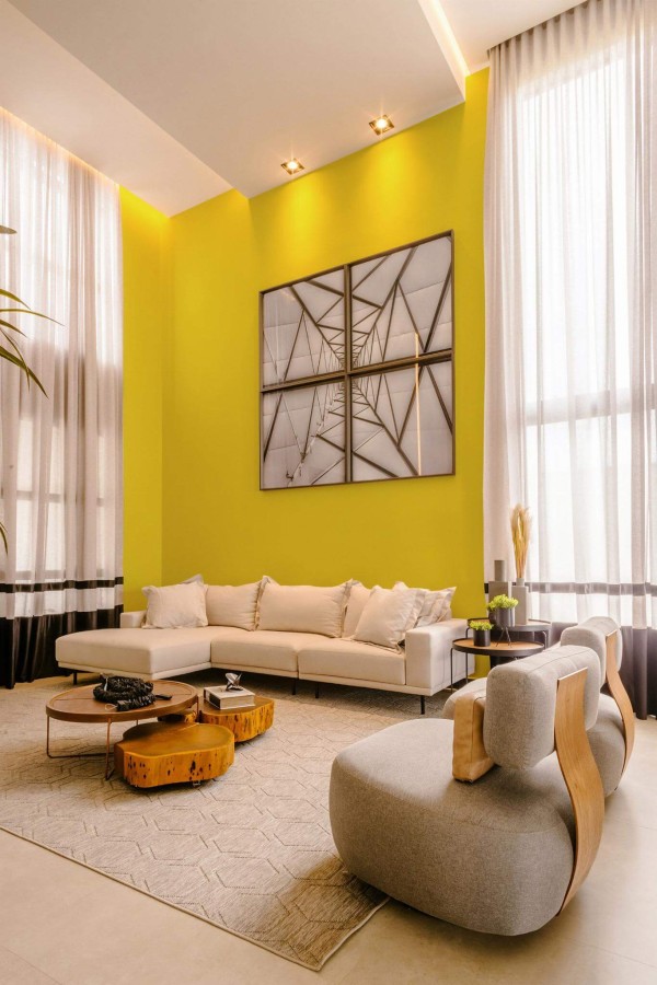 Yellow solid color Wallpaper - Image 3