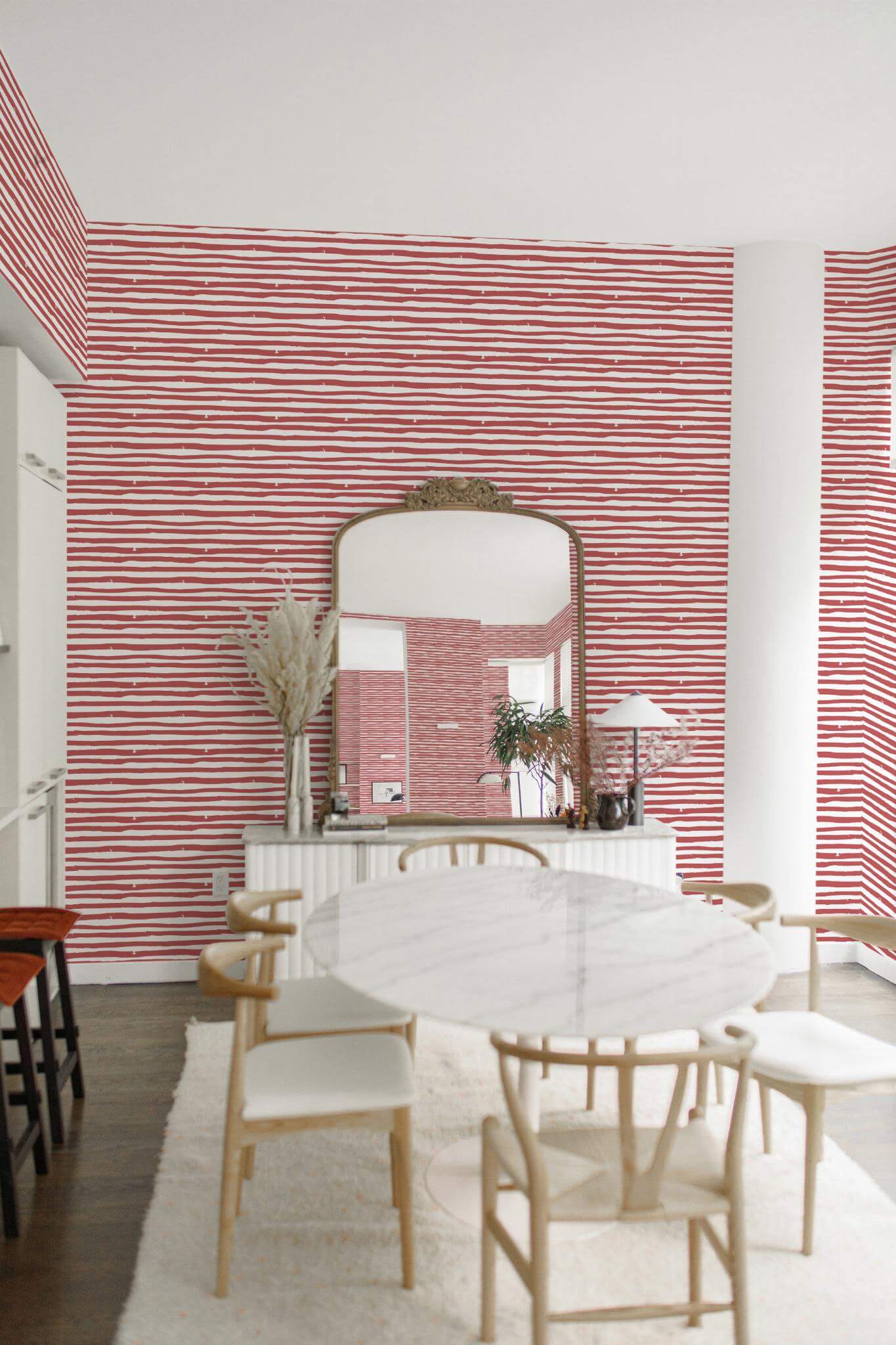 Horizontal striped Wallpaper - Image 4