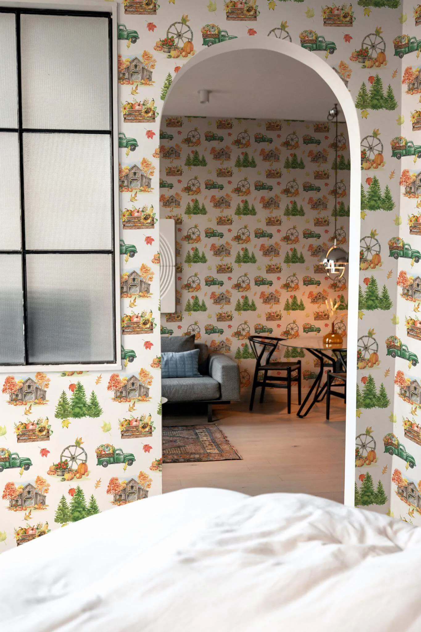 Thanksgiving farmhouse Wallpaper - Image 3
