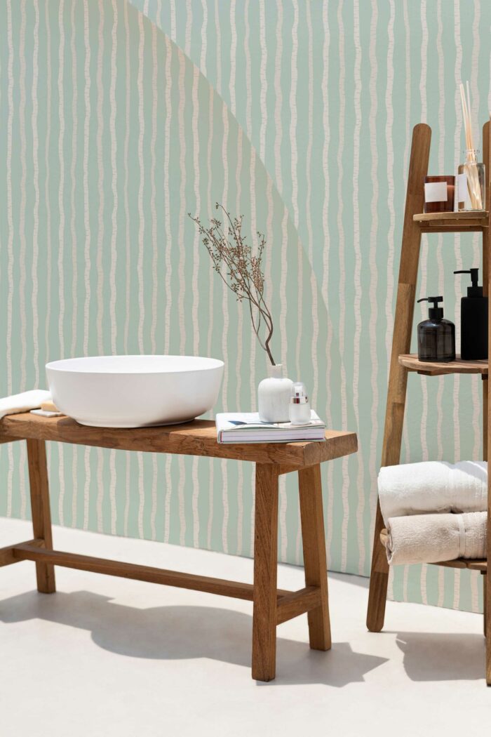 Soothing Spa Birch Escape Wallpaper - Image 4