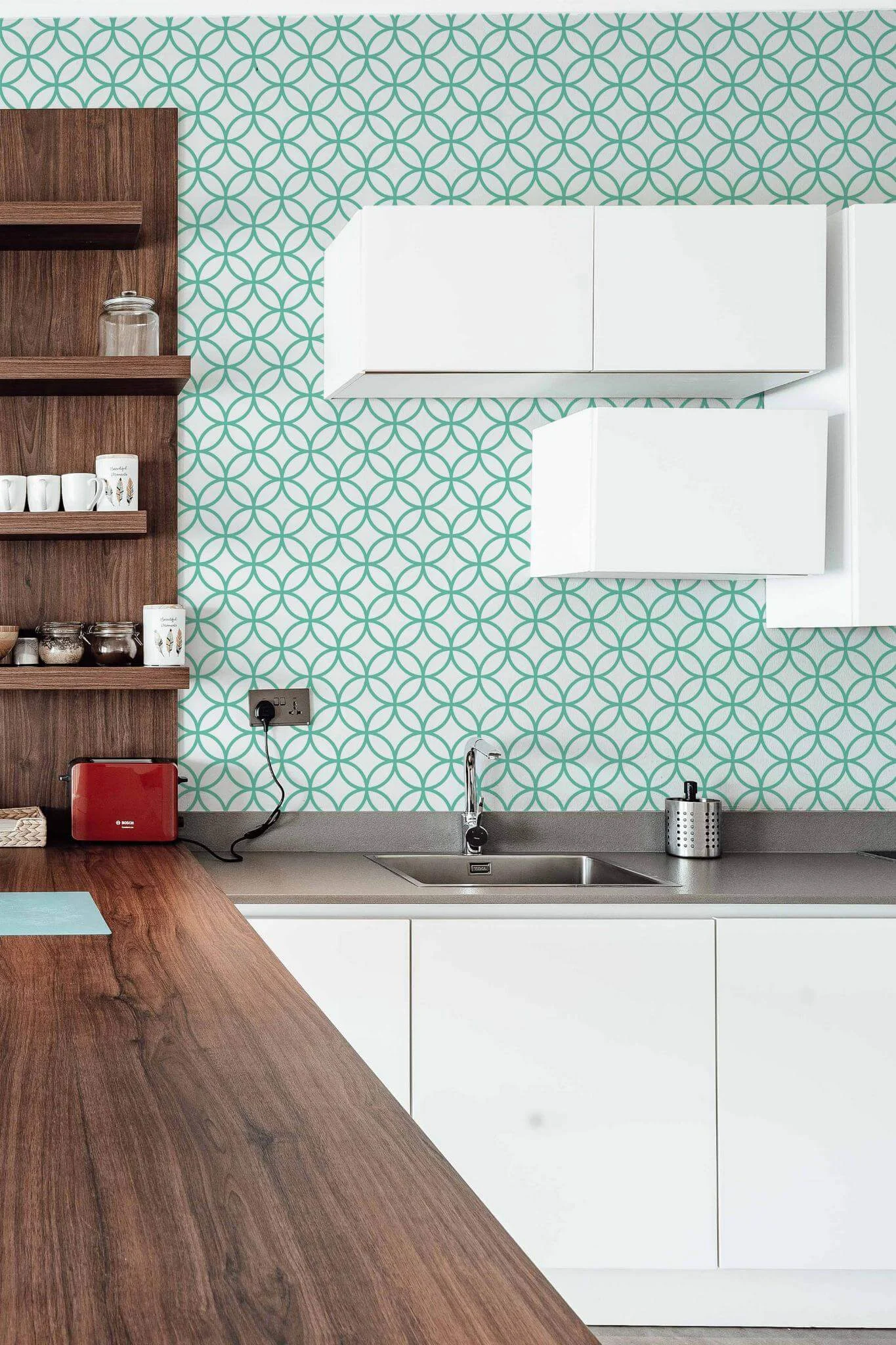 Turquoise Twist Wallpaper - Image 4