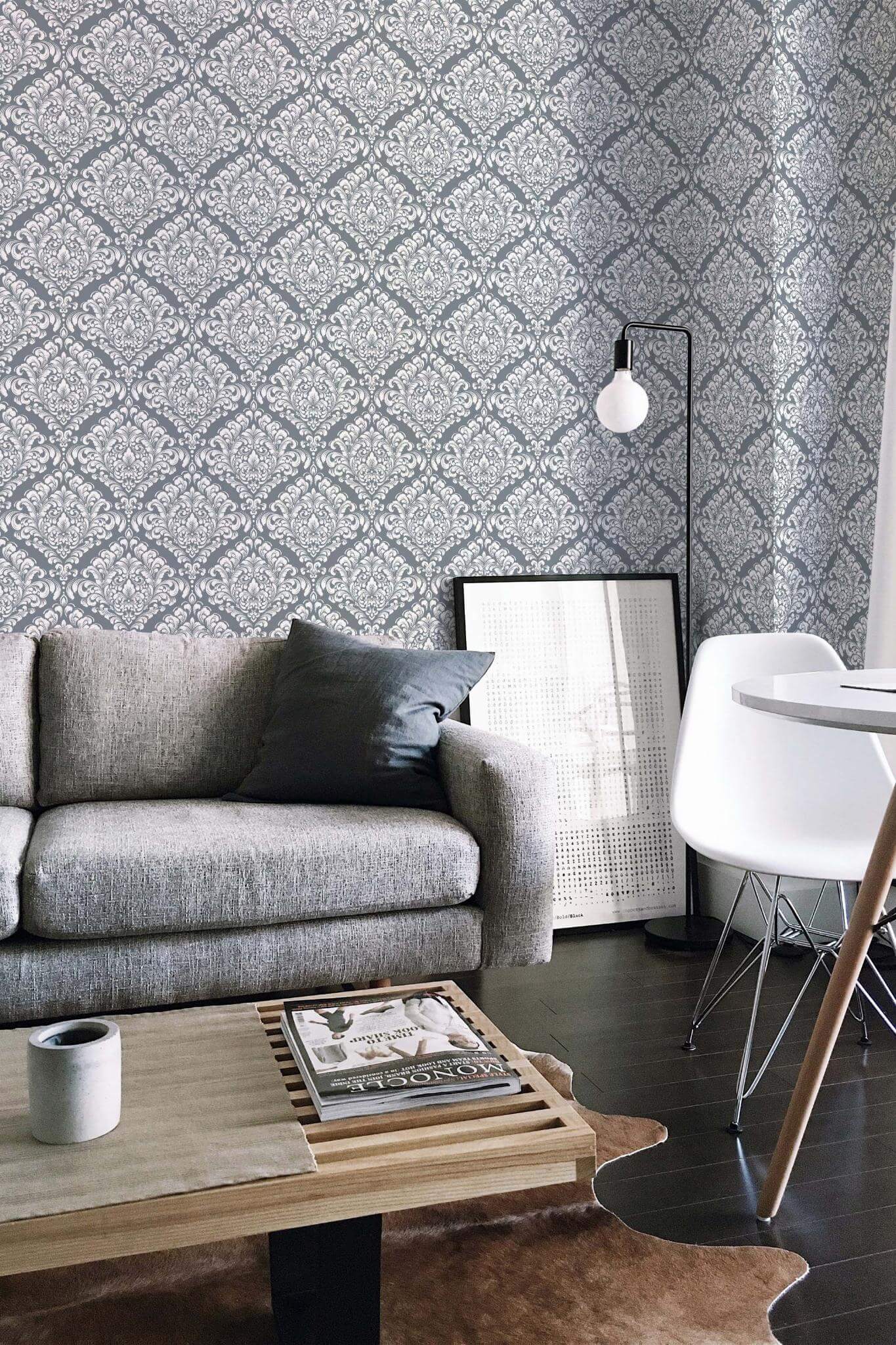 Antique damask Wallpaper - Image 4