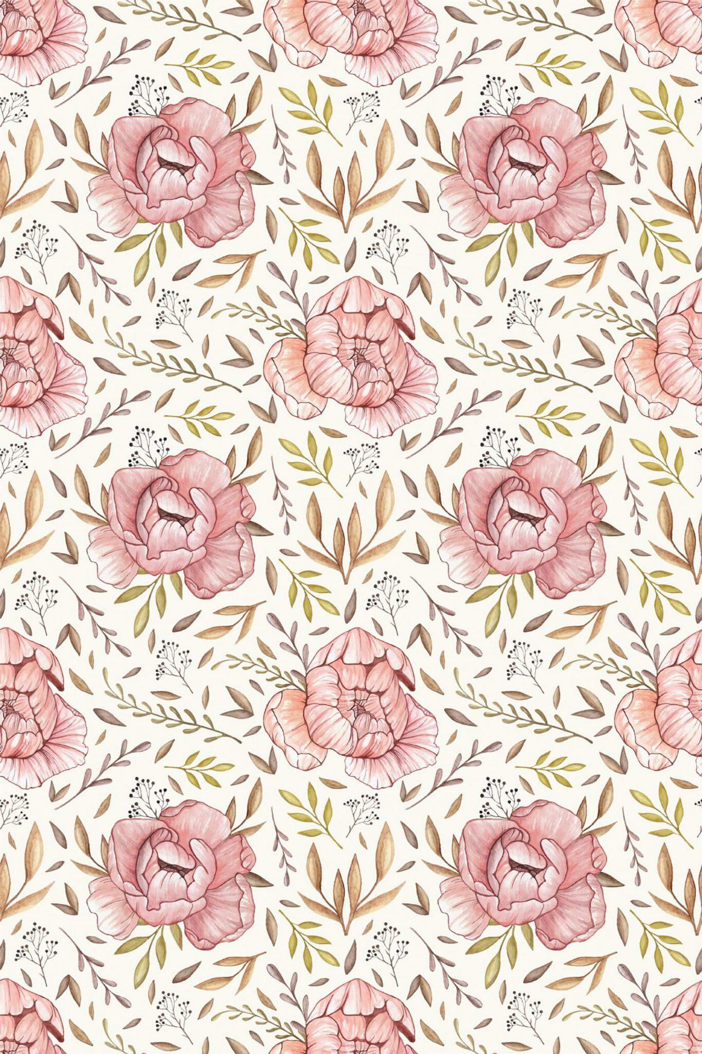 Vintage peony Wallpaper - Image 2