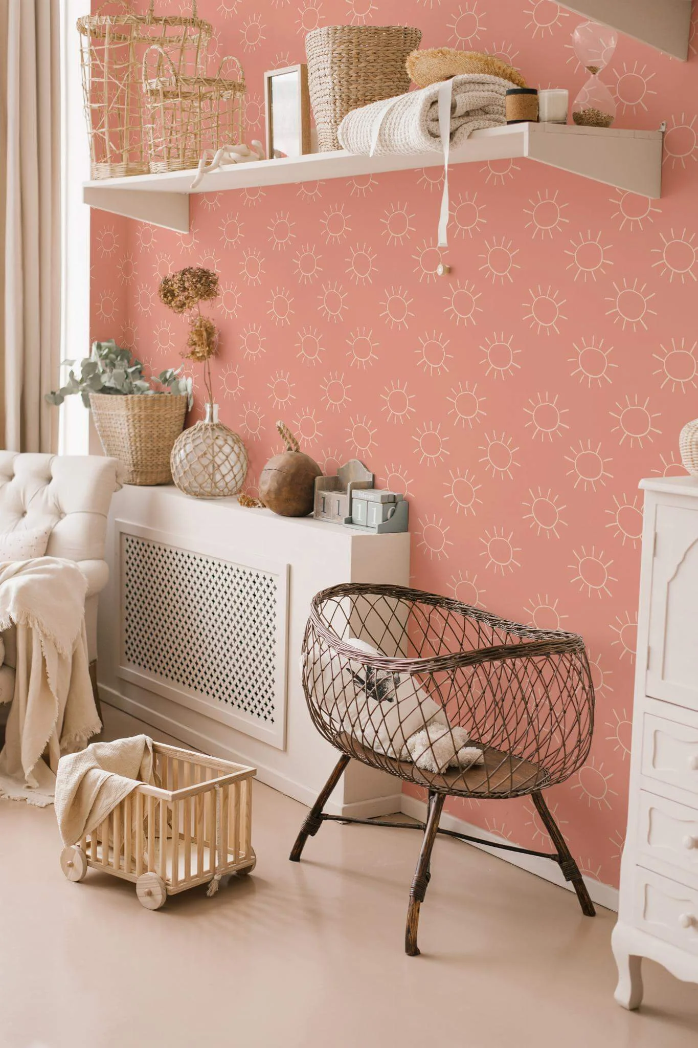 Vintage sun Wallpaper - Image 4