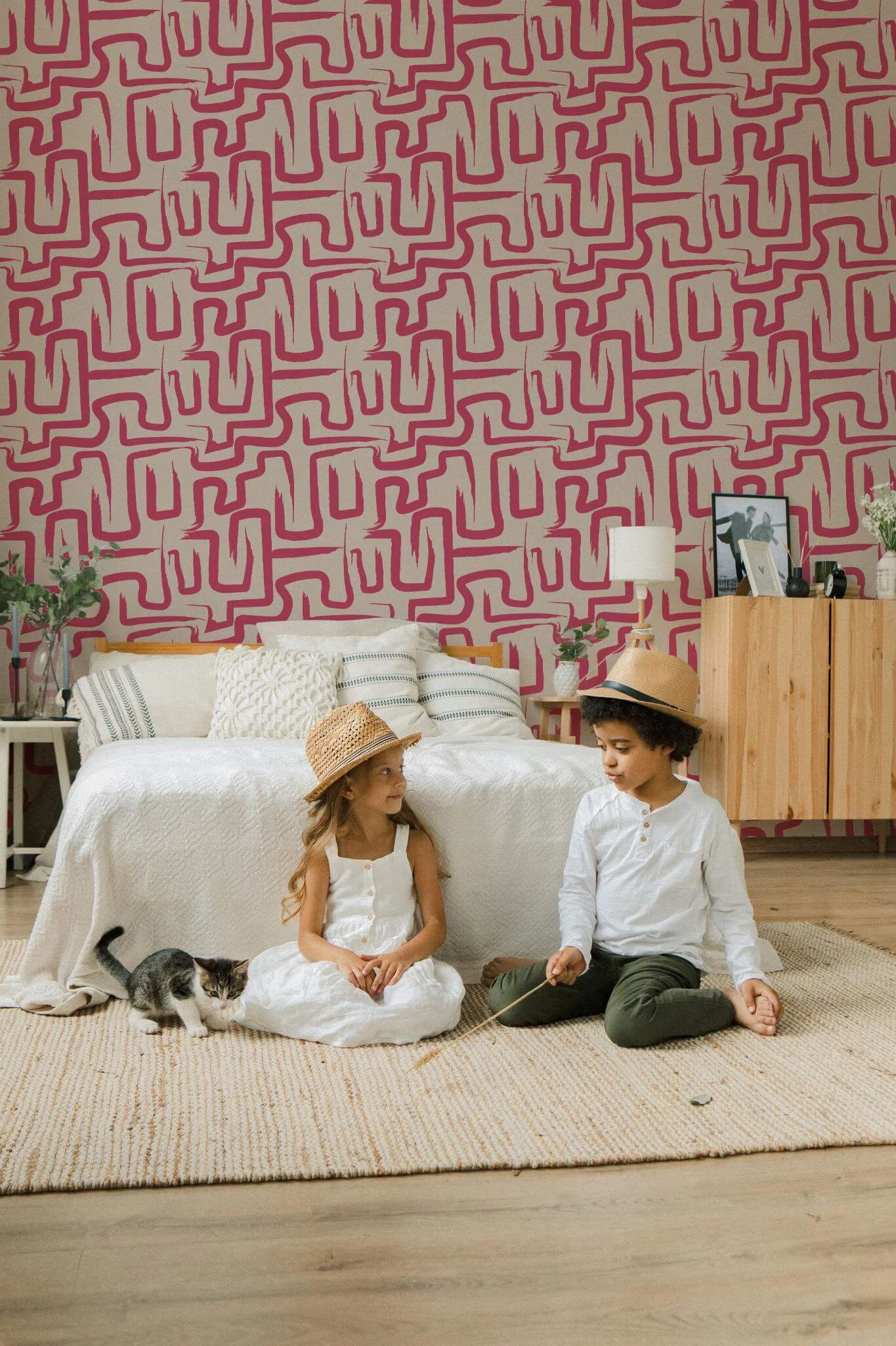 Viva magenta aesthetic brushstroke Wallpaper - Image 4