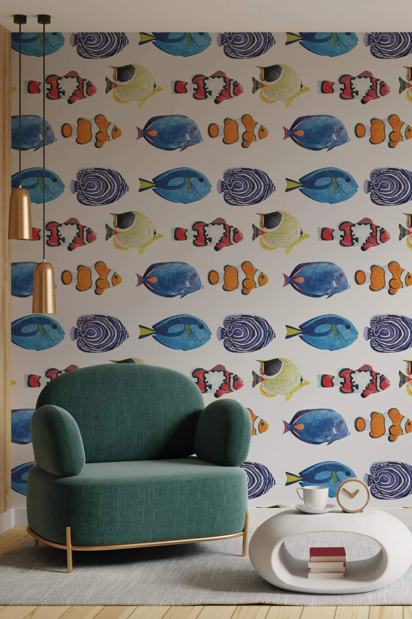 Watercolor pisces Wallpaper - Image 4
