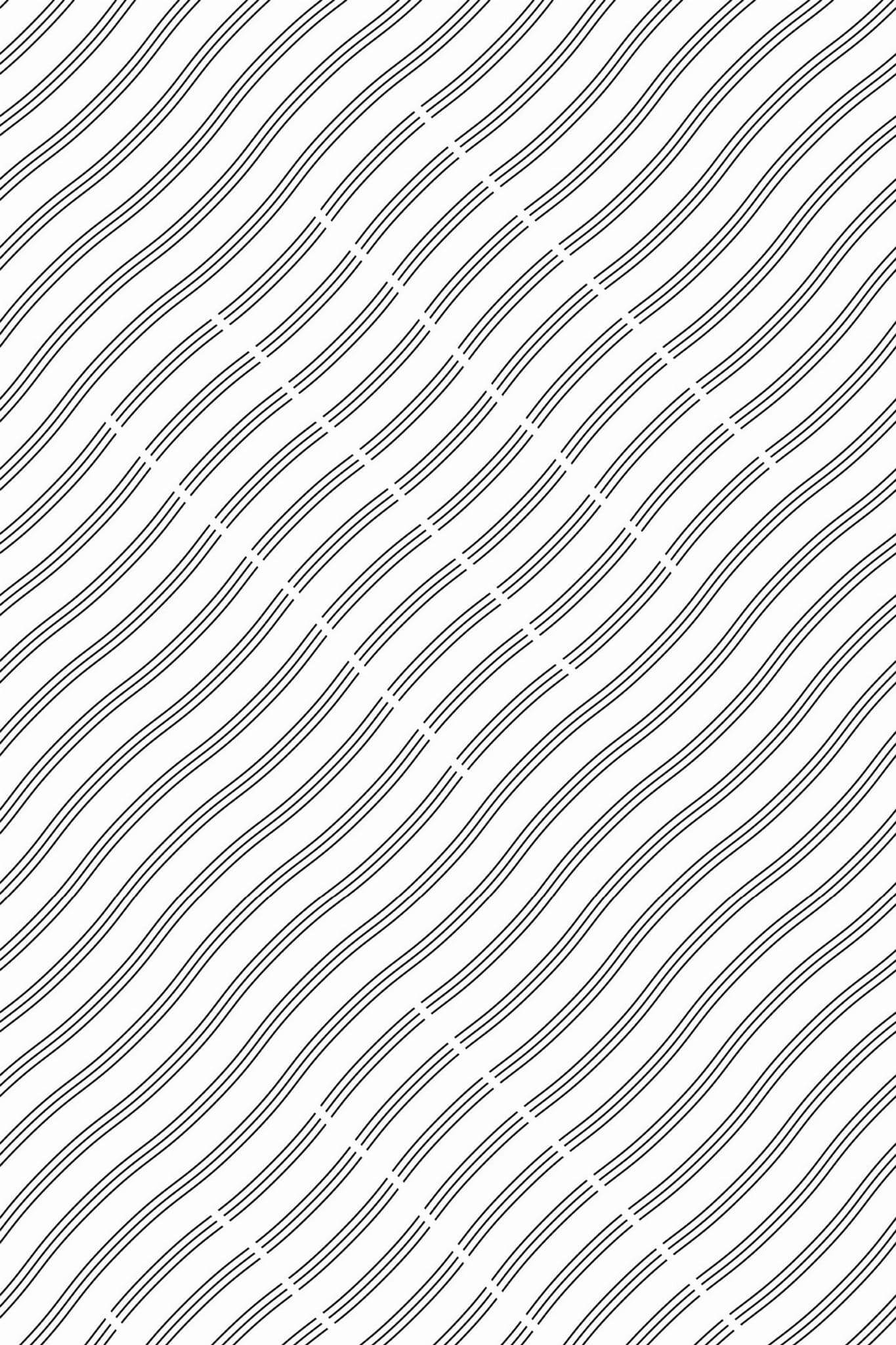 Wavy striped Wallpaper - Image 2