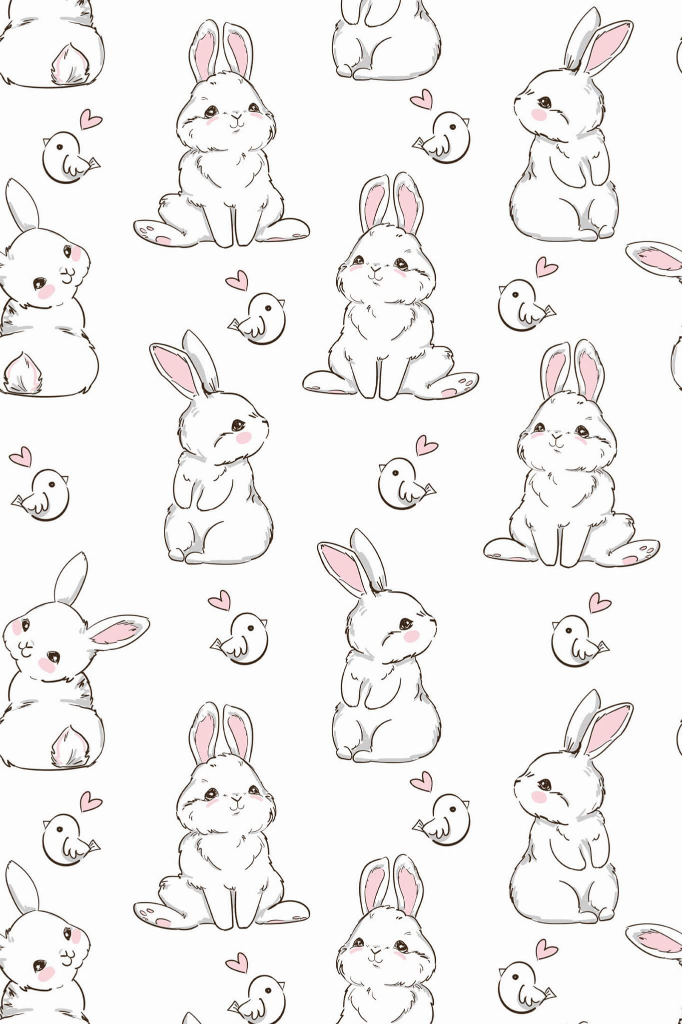 White rabbit Wallpaper - Image 2
