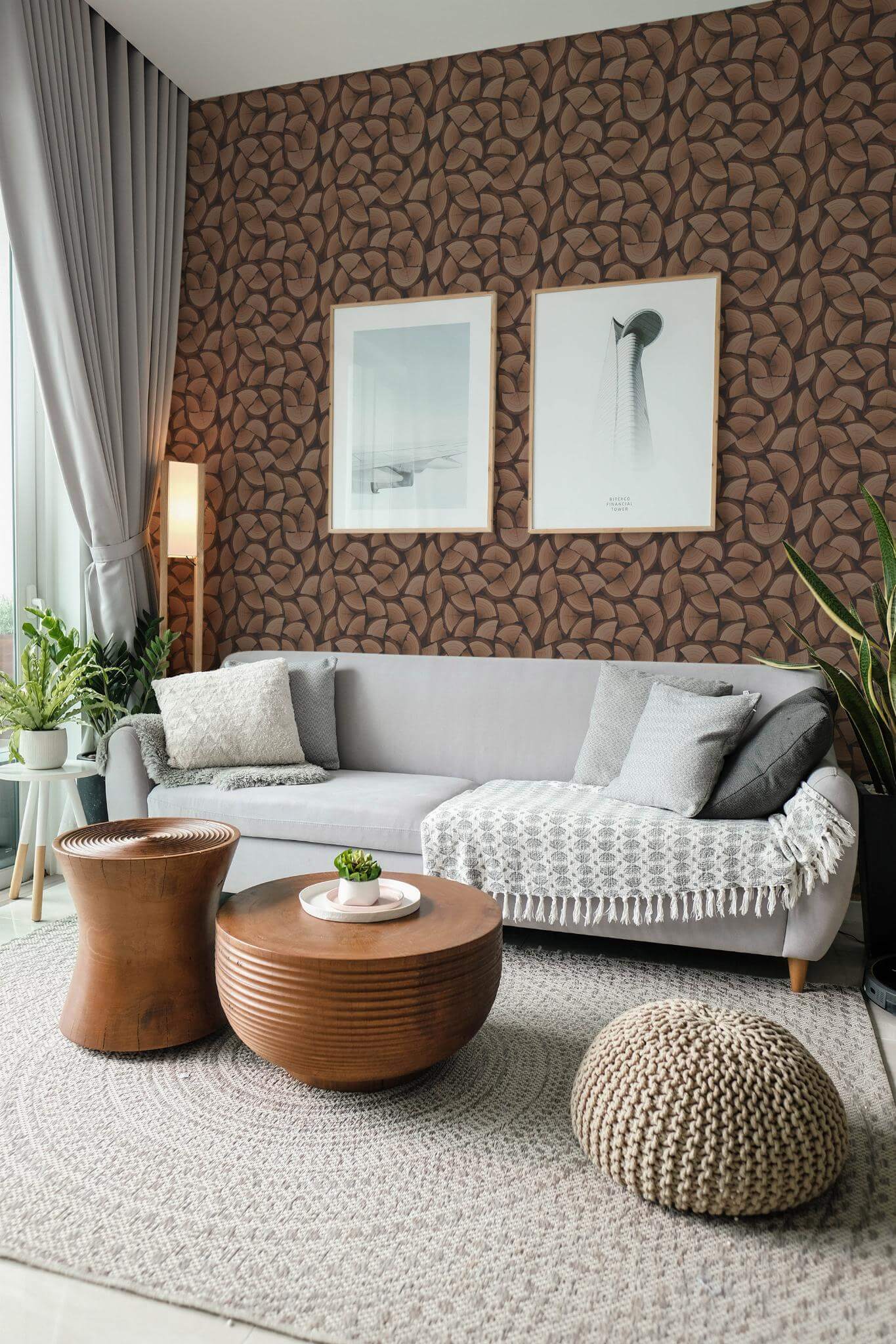 Modern wood Wallpaper - Image 3
