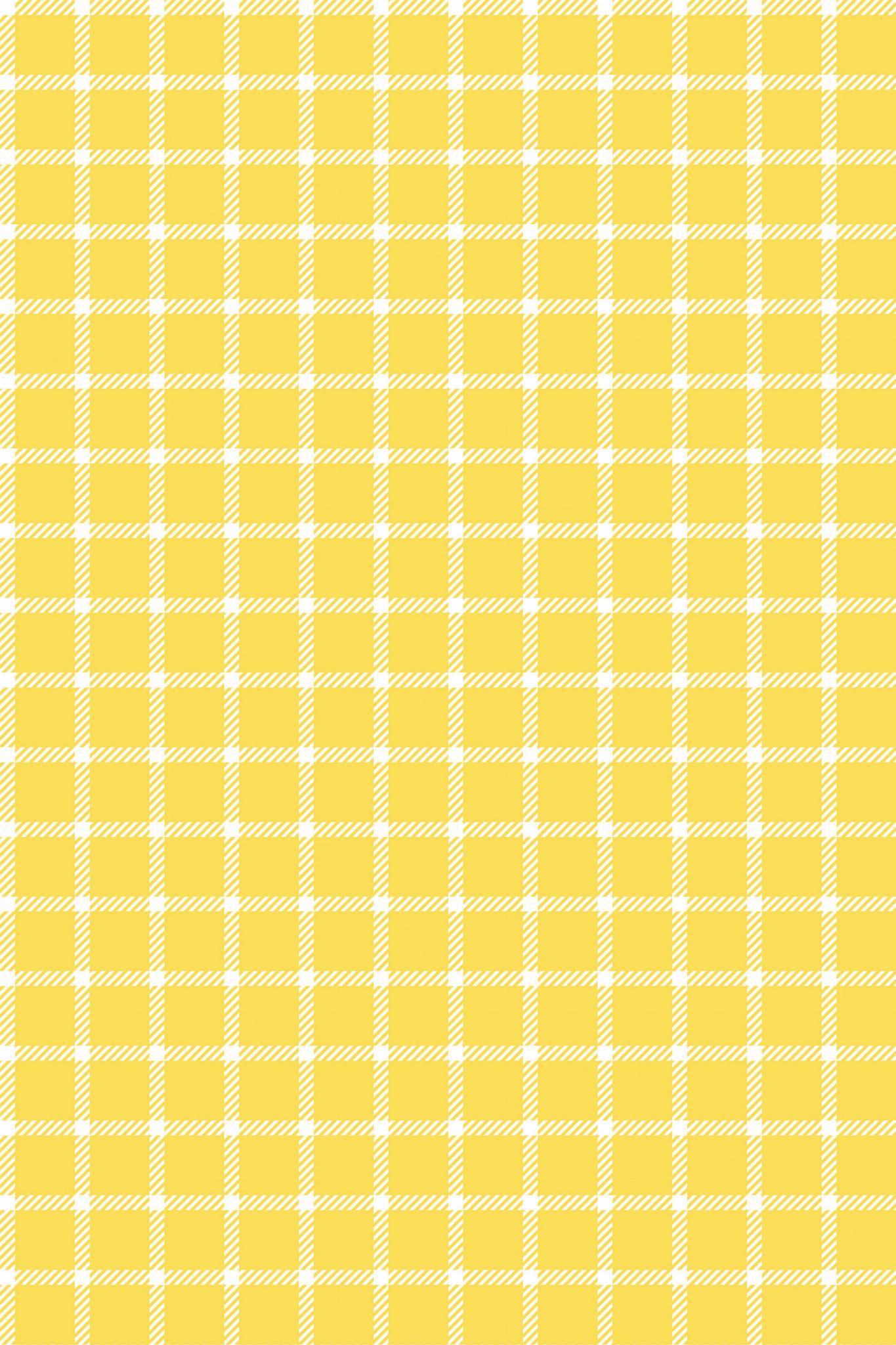 Yellow gingham Wallpaper - Image 2